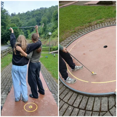 Minigolf, Spielplatz und viel Spaß im Kurpark (Bild vergrößern)