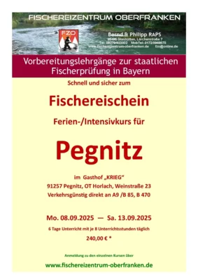 Vorbereitungslehrgänge zur staatlichen Fischerprüfung in Bayern (Bild vergr&ouml;&szlig;ern)