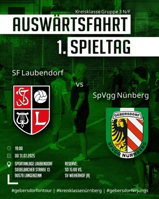 Meldung: Saisonauftakt 1. Spieltag