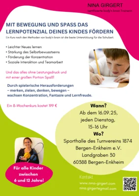 Meldung: Neuer body n‘ brain Kurs