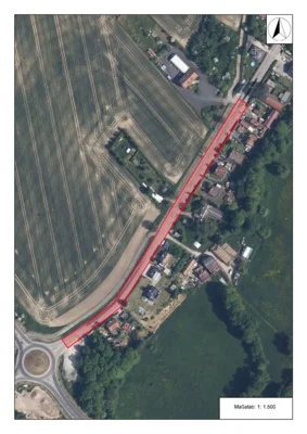 Information - Verkehrseinschränkung in der Hildburghäuser Straße (Bild vergrößern)