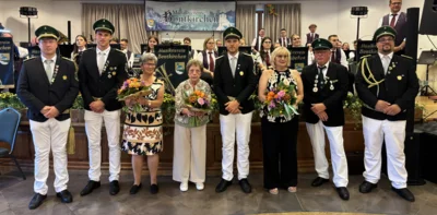 Jubiläen und Ehrungen auf dem Schützenfest 2025 (Bild vergrößern)