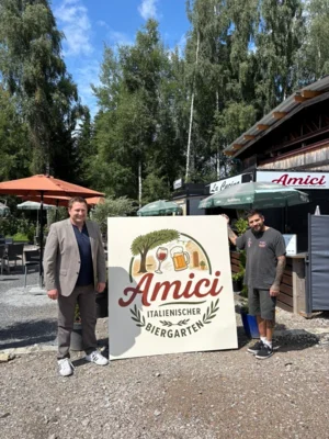 Neuer italienischer Biergarten „Amici“ in Fichtental