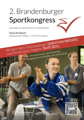 Jetzt anmelden: 2. Brandenburger Sportkongress am 20. September 2025 in Potsdam