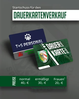 Meldung: Dauerkarten Saison 2025/2026