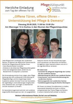 Tag der offenen Tür im Pflegestützpunkt Landkreis Dachau