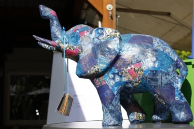 Der BLAUE ELEFANT geht als Siegerpokal an den Gewinner des Turniers. (Bild vergr&ouml;&szlig;ern)
