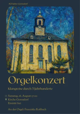 Meldung: Orgelkonzert mit Franziska Rossbach