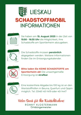 Das Schadstoffmobil kommt am 15.08.2025 (Bild vergr&ouml;&szlig;ern)