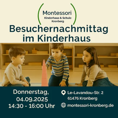 Besuchernachmittag 04.09.2025 im Kinderhaus