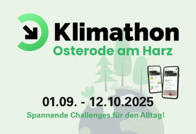 Erster Klimathon in Osterode am Harz startet am 1. September 2025 (Bild vergr&ouml;&szlig;ern)