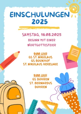 Einschulungsgottesdienste (Bild vergr&ouml;&szlig;ern)