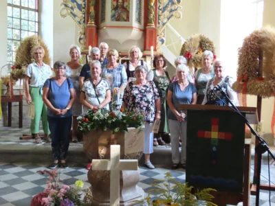 Wer bindet die schönste Erntekrone?