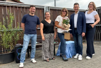 Claudia Rupp feiert 40-jähriges Dienstjubiläum (Bild vergr&ouml;&szlig;ern)