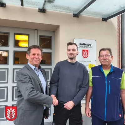 Ein neues Gesicht im Rathaus und in der Grundschule Eschede! (Bild vergr&ouml;&szlig;ern)