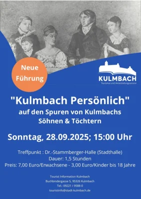 „Kulmbach persönlich – auf den Spuren von Kulmbachs Söhnen und Töchtern“ (Bild vergr&ouml;&szlig;ern)
