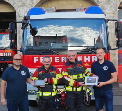 Aufrüstung des LF 10/6 mit Einsatz-Navigation (Bild vergr&ouml;&szlig;ern)