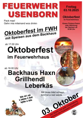 O'zapft is - Oktoberfest bei der Feuerwehr in Usenborn (Bild vergr&ouml;&szlig;ern)