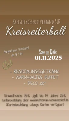 Kreisreiterball des Kreispferdesportverbandes Salzland e.V.