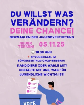 Meldung: Neuwahlen der Jugendvertretung 2025