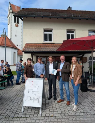 Eröffnung Regionalbudget-Projekt 2025 "Dorftreff Niederwangen" (Bild vergr&ouml;&szlig;ern)