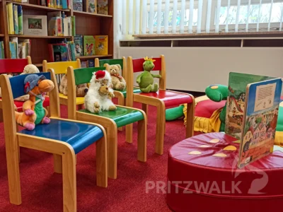 In der Krabbelgruppe „Kleine Lesewölfe“ geht es um die kleinsten Bibliotheksbesucher und um Bücher und Angebote für sie. Foto: Stadt Pritzwalk (Bild vergr&ouml;&szlig;ern)