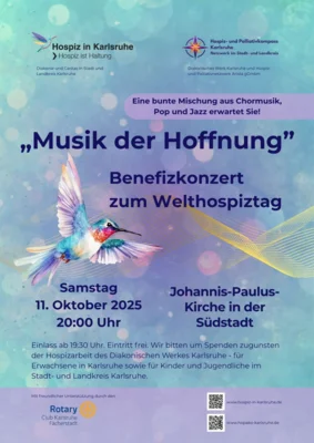 Musik der Hoffnung – Benefizkonzert zum Welthospiztag in Karlsruhe (Bild vergr&ouml;&szlig;ern)