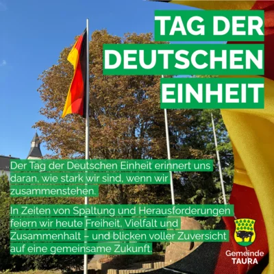 Meldung: Tag der deutschen Einheit