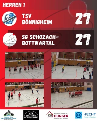 Herren 1 - Punkteteilung in Bönnigheim (Bild vergr&ouml;&szlig;ern)