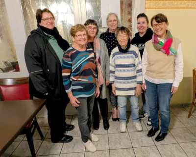 Von links nach rechts: Gabriele Hensel, Freia Ewinger-Müller, Gudrun Farr, Jutta Rock, Edelgard Knop, Verena Eiser, Anita Jäger Foto: Verena Eiser (Gesangverein Ortenberg) (Bild vergr&ouml;&szlig;ern)