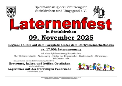 Laternenfest in Steinkirchen am 09.11.2025 (Bild vergr&ouml;&szlig;ern)