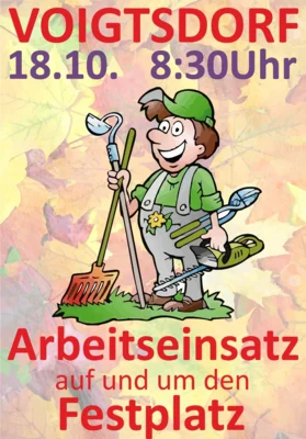 Auf zur Herbstaktion auf dem Festplatz in Voigtsdorf (Bild vergr&ouml;&szlig;ern)