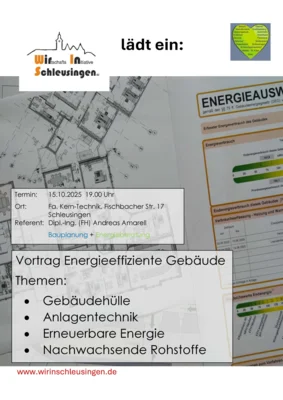 Vortrag über Energieeffizienz von Gebäuden (Bild vergr&ouml;&szlig;ern)