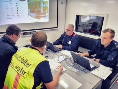 Meldung: Übung der Technischen Einsatzleitung und der Informations- und Kommunikations-Gruppe Odenwaldkreis