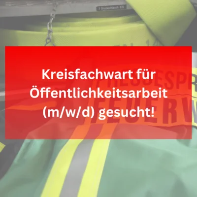 Meldung: Kreisfachwart für Öffentlichkeitsarbeit gesucht