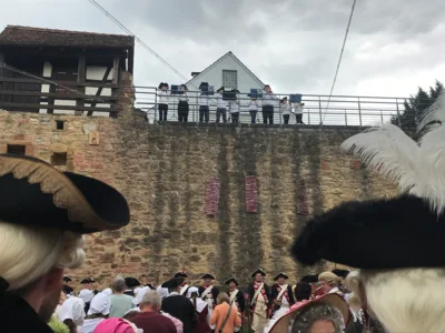 Trompetenensemble, Ltg. Volker Romig, 18. Jahrhundertfest in Marbach