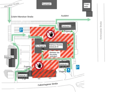 Am 27. Oktober beginnt der Umzug in den Erweiterungsbau: Ämter und Fachbereiche auf dem Rathausgelände geschlossen - Bürgeramt in der Poststraße 31 bleibt geöffnet