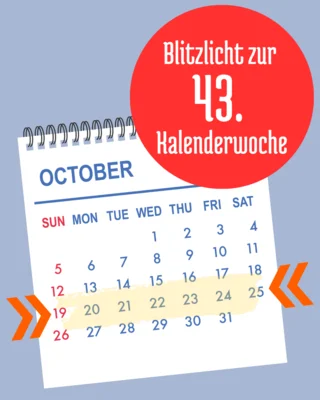 Blitzlicht zur 43. Kalenderwoche im Amt Temnitz (Bild vergrößern)