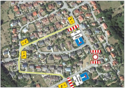 Verkehrsbehinderung in der Waldstraße (Bild vergr&ouml;&szlig;ern)