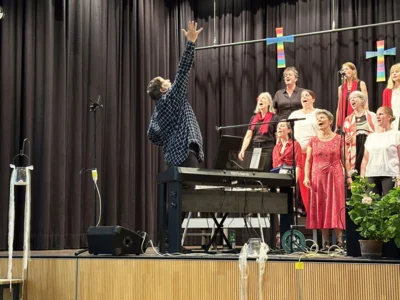 Gospelkonzert in der Marienkirche Ortenberg (Bild vergr&ouml;&szlig;ern)