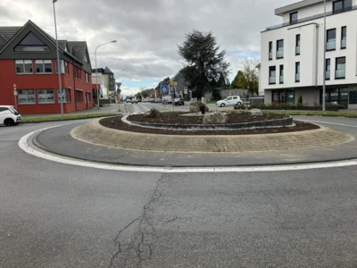 Umbau des Kreisverkehrs in Weilerswist fertig