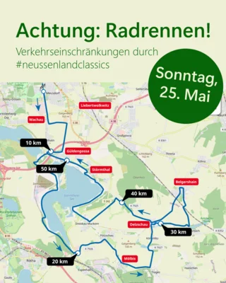 Verkehrseinschränkungen um den Störmthaler See (Bild vergr&ouml;&szlig;ern)