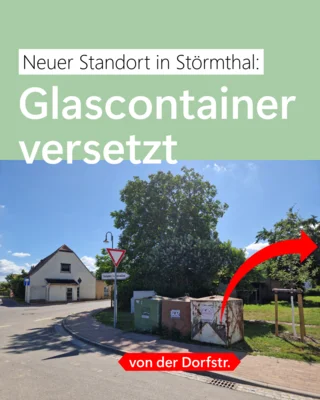 Störmthal bekommt neue Glascontainer (Bild vergr&ouml;&szlig;ern)