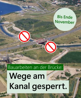 Bauarbeiten an der Autobahnbrücke (Bild vergr&ouml;&szlig;ern)