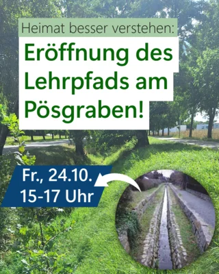 Unsere Wasserader: Der Pösgraben (Bild vergr&ouml;&szlig;ern)
