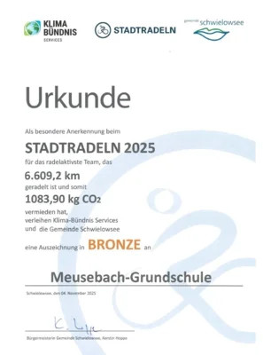 Meusebach-Familien radeln für den Klimaschutz – Erfolgreiche Teilnahme am Stadtradeln 2025 (Bild vergr&ouml;&szlig;ern)