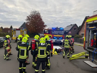 FEU G Y - Anbau brennt
