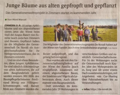 Werden Sie Baumpate für einen Apfelbaum (Bild vergr&ouml;&szlig;ern)