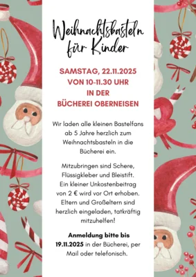 Weihnachtsbasteln für Kinder (Bild vergr&ouml;&szlig;ern)