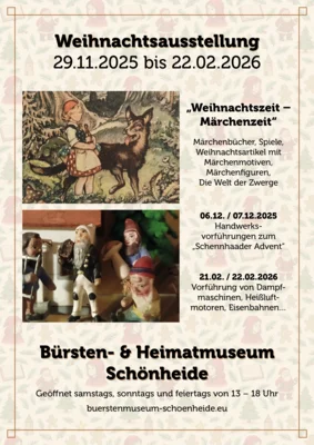 Weihnachtsausstellung im Bürsten- und Heimatmuseum (Bild vergr&ouml;&szlig;ern)